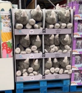 Rhino, la mascota de Sam’s Club México convertida en un tierno peluche