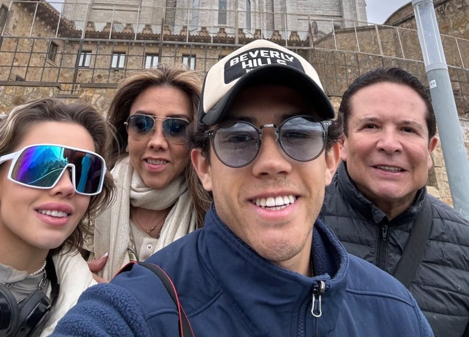Gustavo Adolfo Infante y su familia