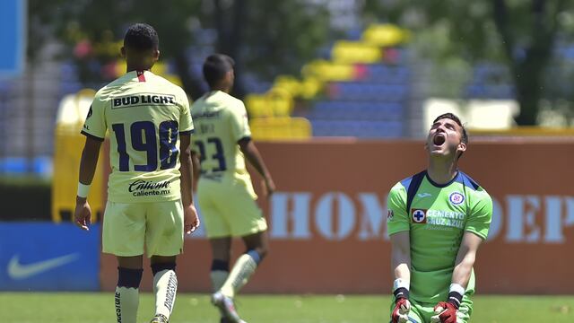 Duelo de la categoría Sub-20 entre América y Cruz Azul