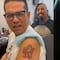 El actor Jerry Garza Diaz se tatúa el logo de Nuevo León de Samuel García