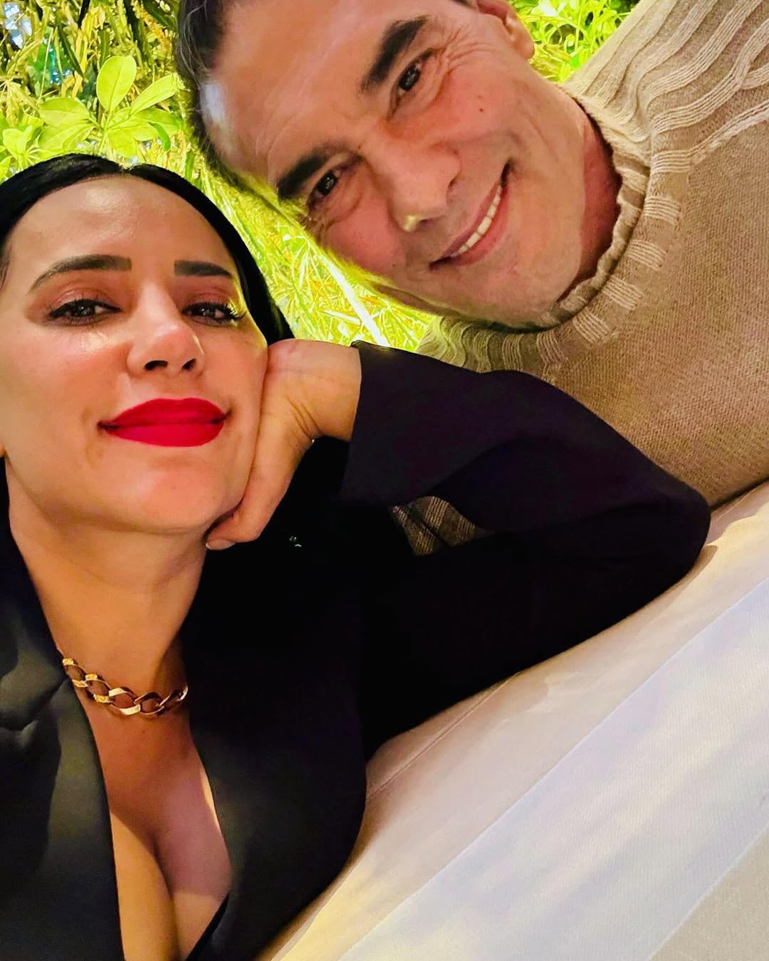 Sandra Cuevas y Eduardo Yáñez.