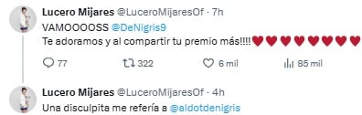 Lucerito Mijares celebra que Aldo Tamez de Nigris repartirá su premio de La Casa de los Famosos México 2025.