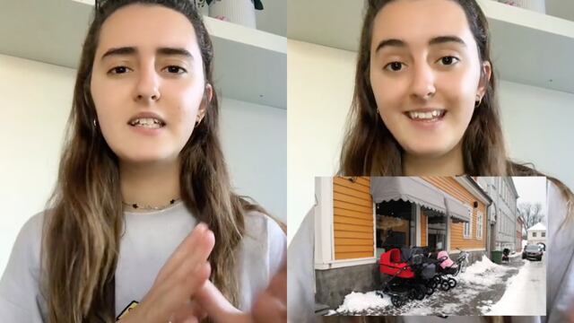 VIDEO: Se sorprende porque en Noruega dejan “congelar” a los bebés en el exterior y TikTok le explica por qué