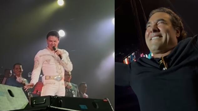 Pedro Fernández le dedica a Eduardo Yáñez la canción Maniquí durante concierto en Arena CDMX (VIDEO)