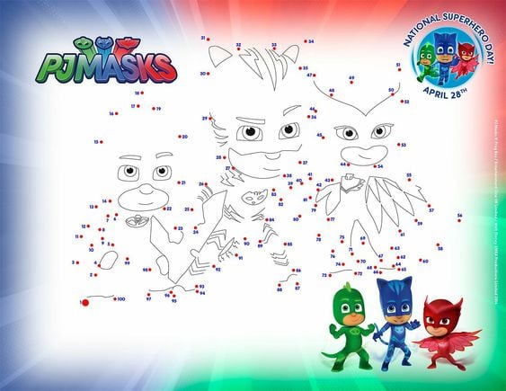 Actividades de PJ Masks para imprimir