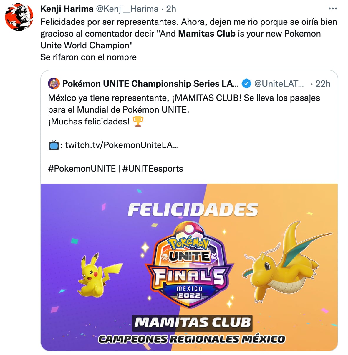 Mamitas Club en Pokémon Unite