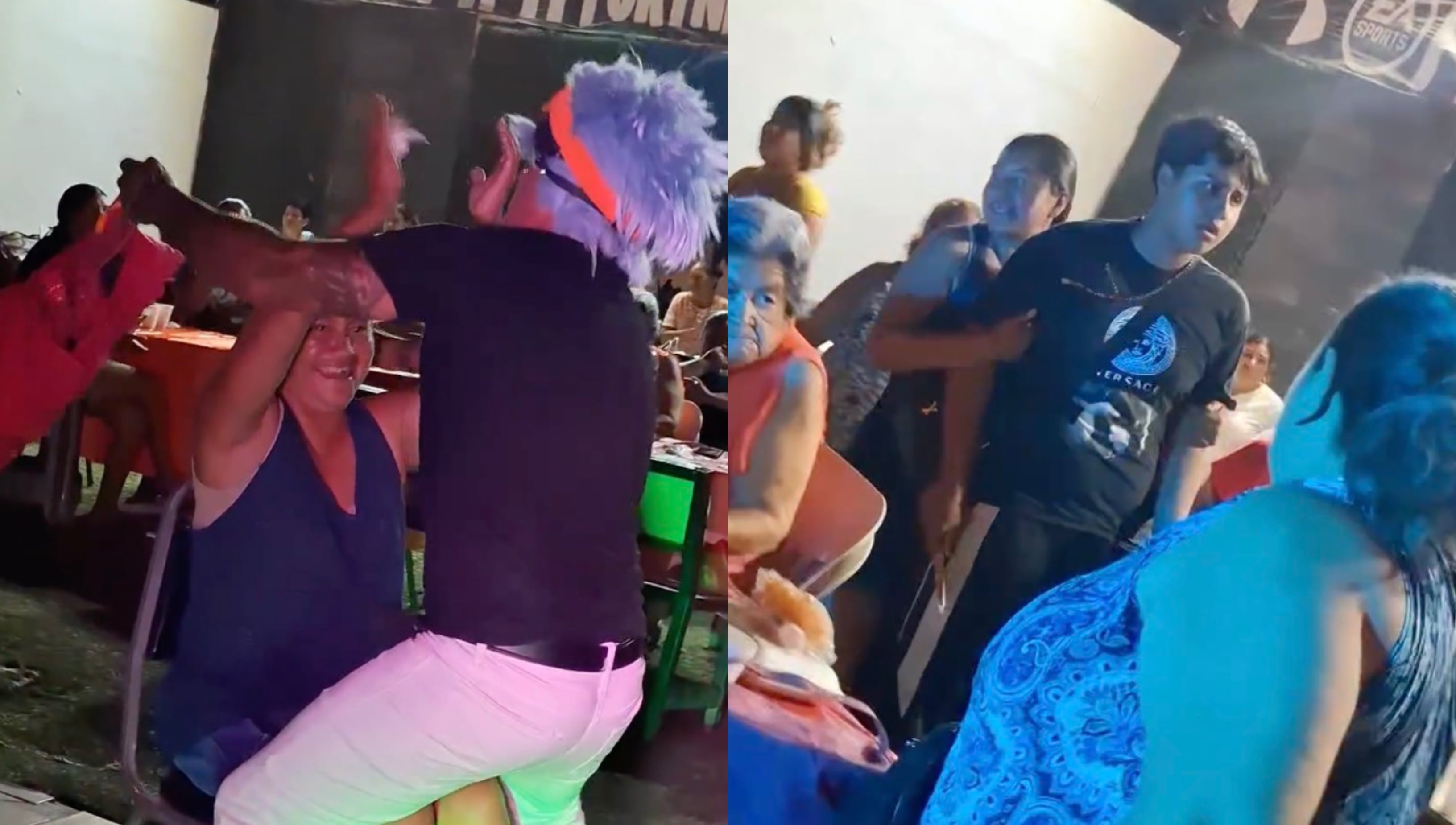 Payaso Traztraz Trakatelas es amenazado con cuchillo en fiesta en Nuevo León