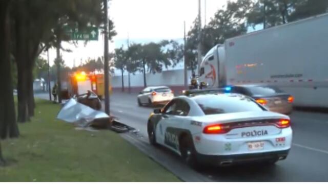 Hoy 14 de junio automovilista murió tras chocar contra un tráiler en Iztapalapa