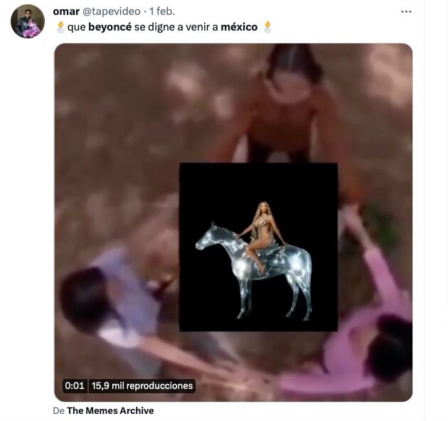 Beyoncé provoca memes porque su Renaissance Tour 2023 dejó en visto a México