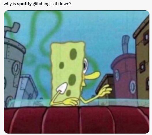 La caída de Spotify provoca memes entre los usuarios