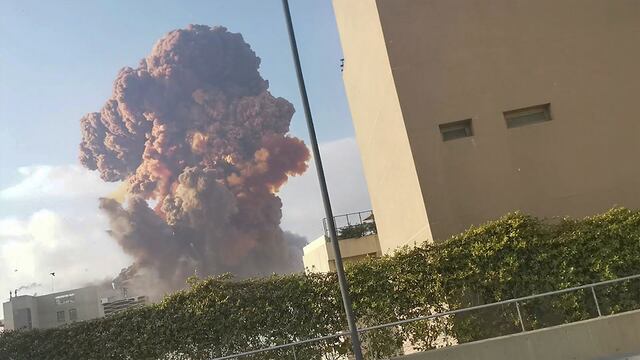 Explosión en Beirut