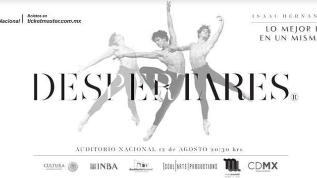 No se pierdan Despertares este sábado 12 de agosto a las 8:30 pm en el Auditorio Nacional