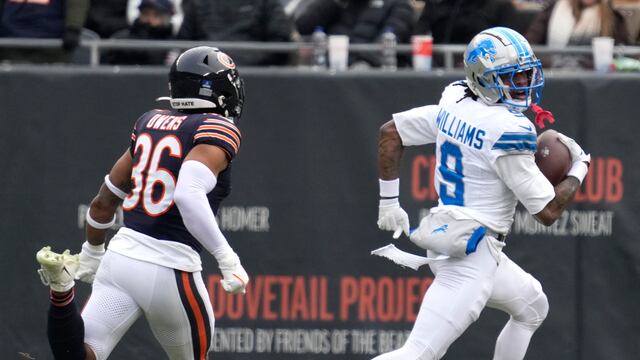 Jameson Williams, de los Lions de Detroit