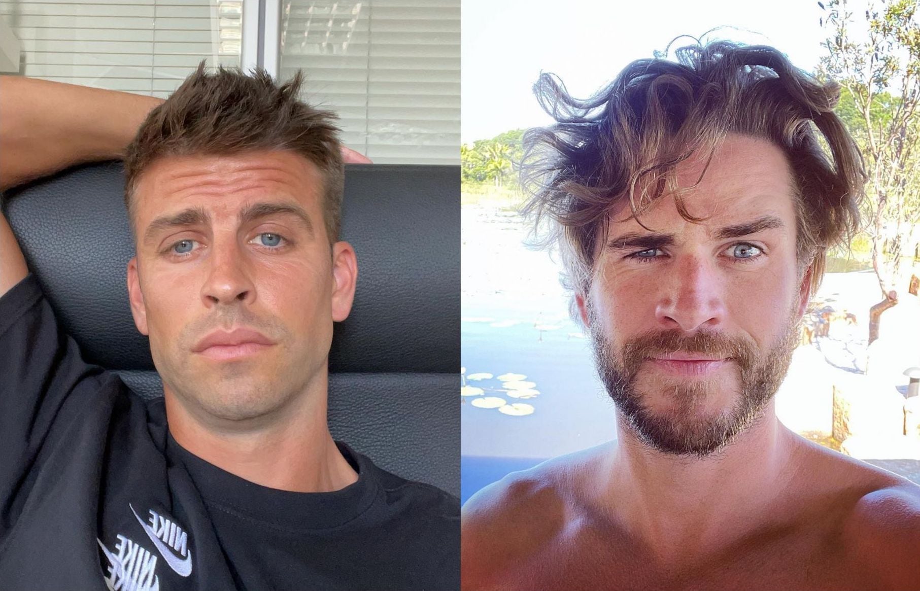 7 similitudes que compartieron Miley Cyrus y Shakira con sus exnovios Piqué y Liam Hemsworth
