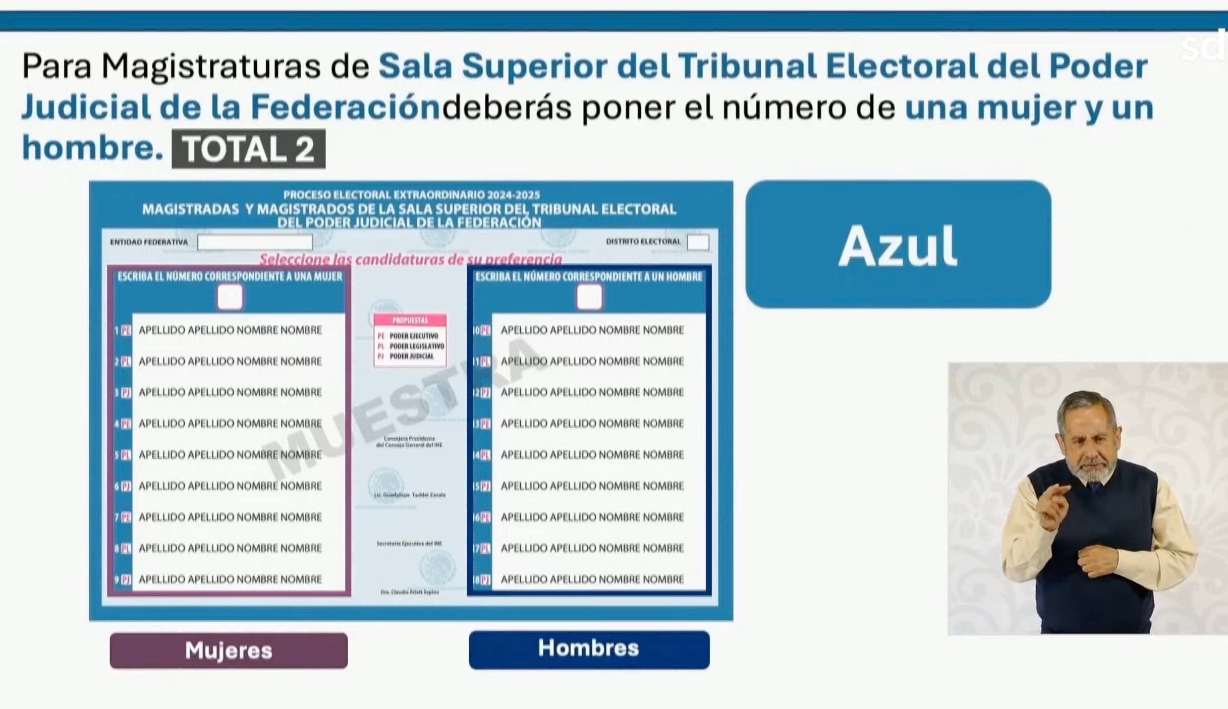 Gobierno de México explica cómo puedes votar en cada una de las boletas de las elecciones al Poder Judicial 2025