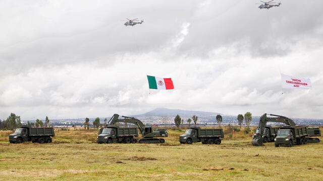 Inicio de las obras del aeropuerto en Santa Lucía