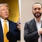 Donald Trump quiere tanto a Nayib Bukele que ya hasta le puso un apodo