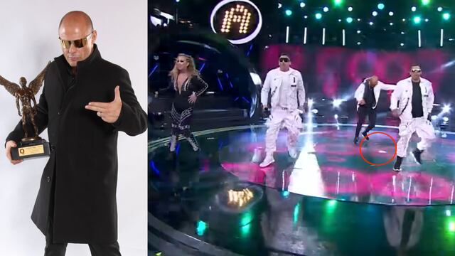 Claudio Yarto de Caló y su objeto blanco en La Academia.