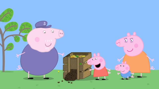 Peppa Pig por el Día de la Tierra.