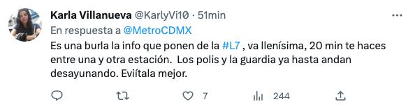 Retrasos en la Línea 7 del Metro hoy