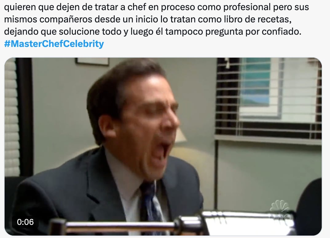 Memes de la eliminación de Chef en proceso de MasterChef Celebrity 2025