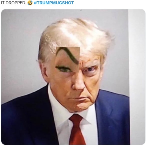 Foto de Donald Trump arrestado dejó una ola de memes