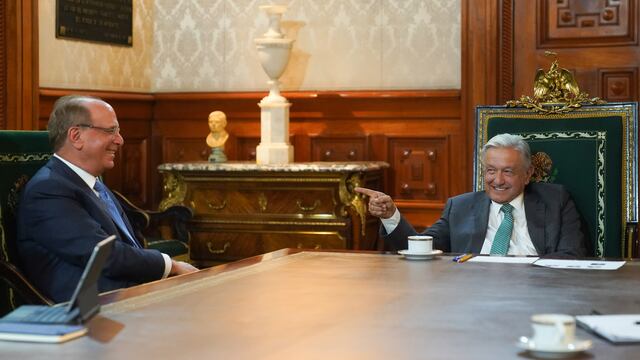 AMLO sostuvo reunión con presidente de BlackRock, Larry Fink