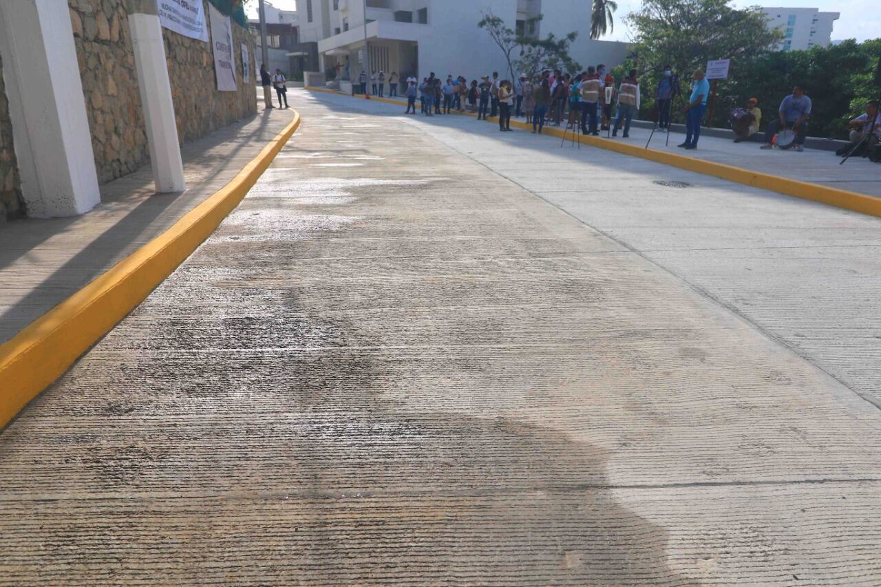 Obra rehabilitada en Acapulco