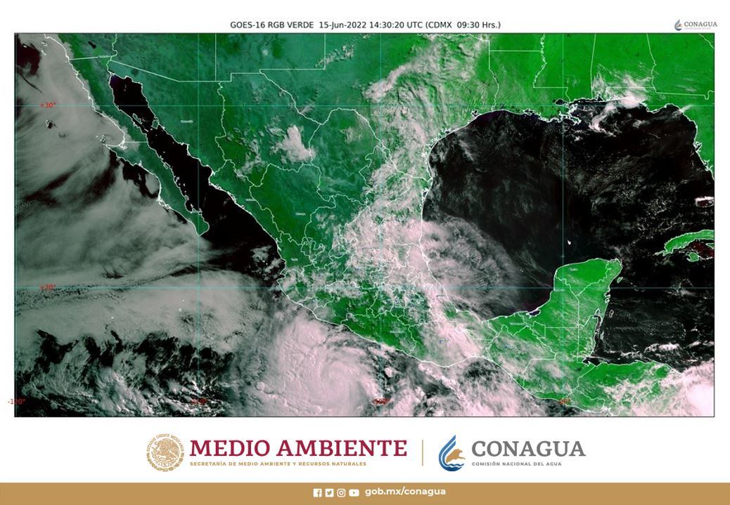 Tormenta tropical Blas se convierte en huracán categoría 1/Twitter