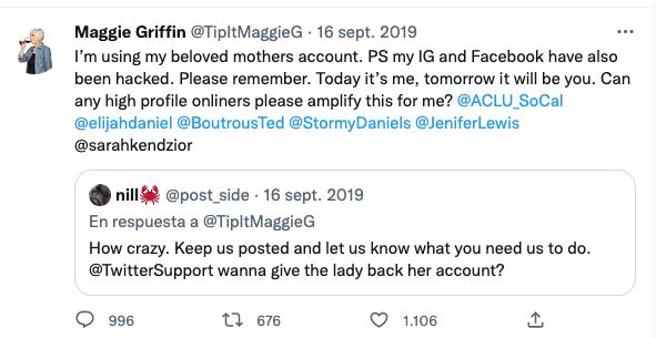 Kathy Griffin usa la cuenta de su madre muerta tras suspensión de Twitter