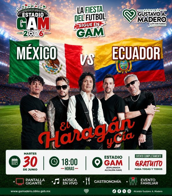 El Haragán y Compañía en Explanada de la GAM