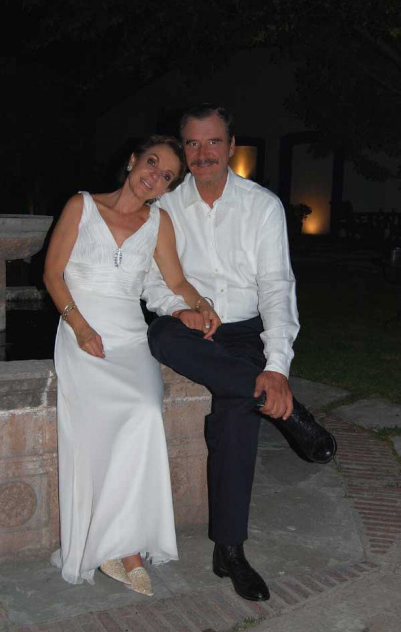 Marta Sahagún y Vicente Fox