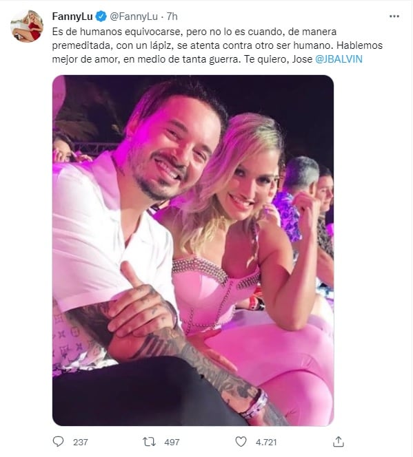 Fanny Lu y J Balvin