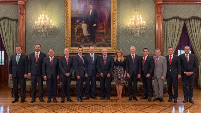 Gobernadores priistas. Apoyo a AMLO.