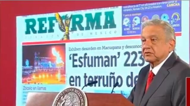 AMLO. La "guerra del Reforma"