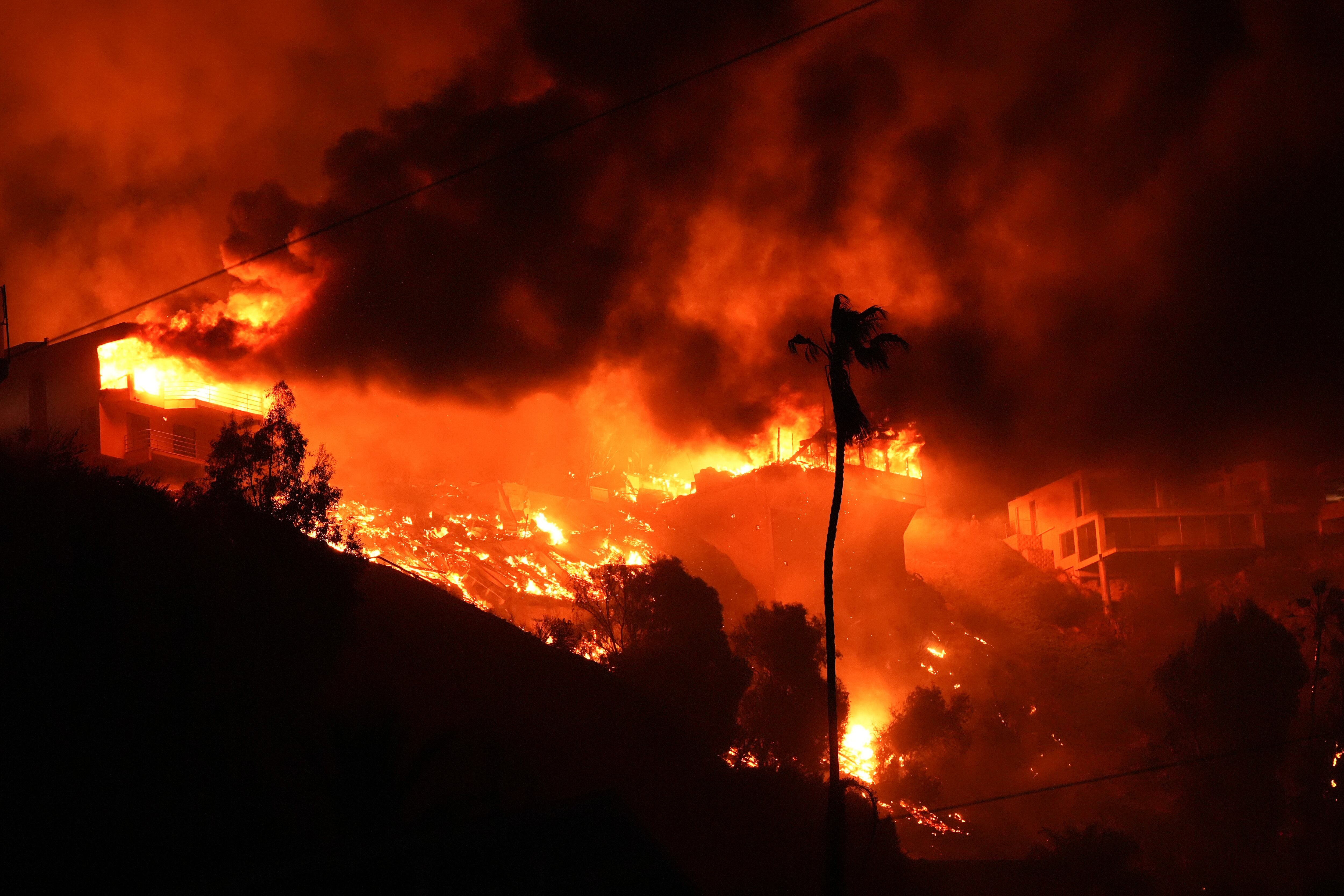 Incendios en California y Los Ángeles