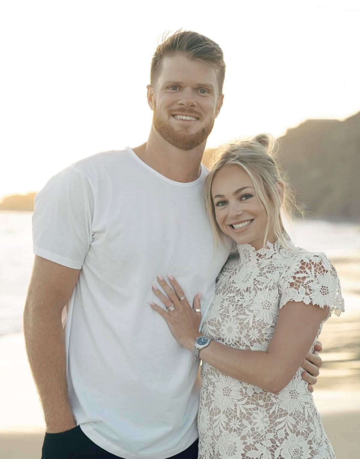 Sam Darnold está comprometido con Katie Hoofnagle.