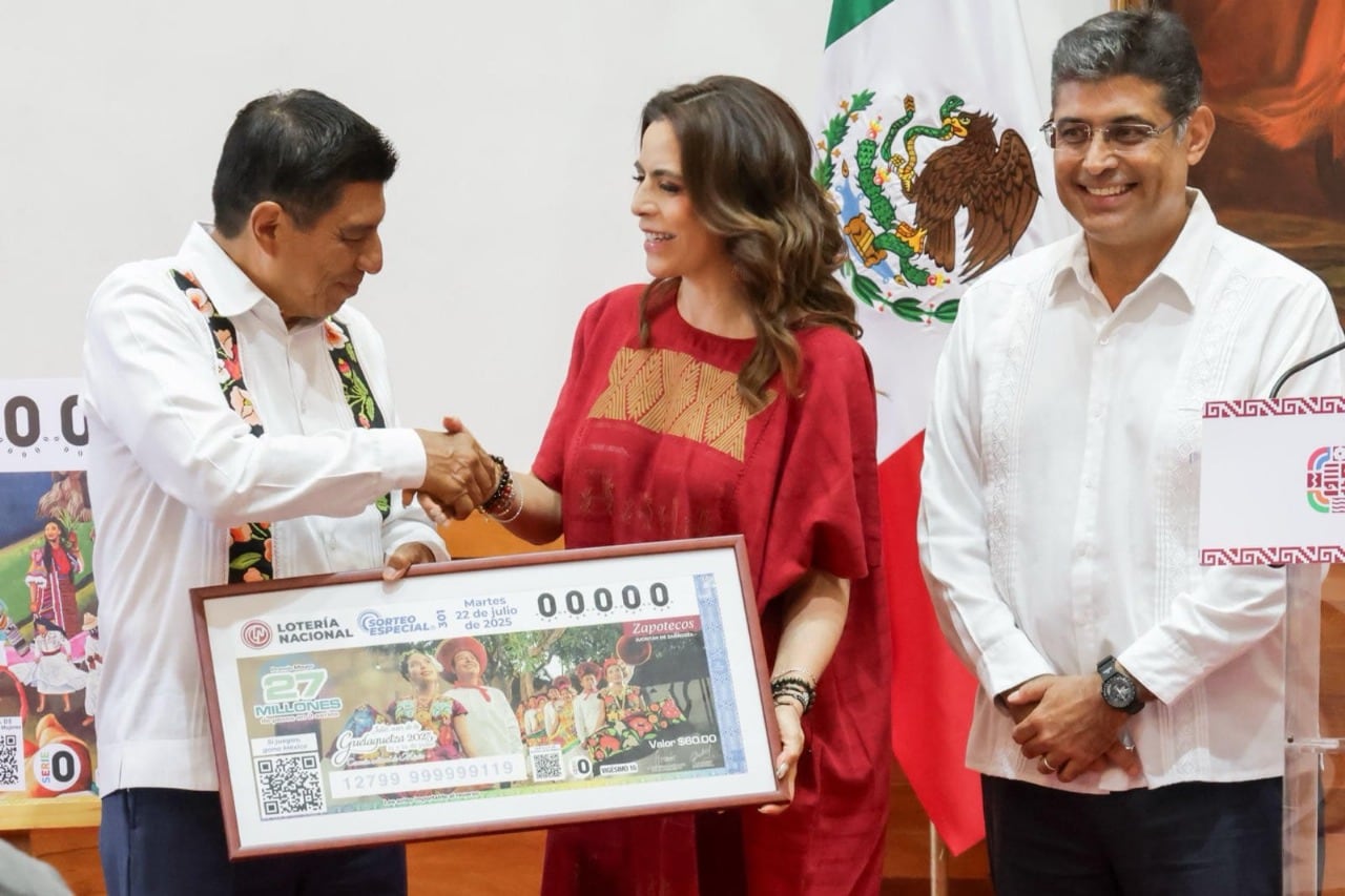 Lotería Nacional celebra la Guelaguetza con sorteo especial en Oaxaca