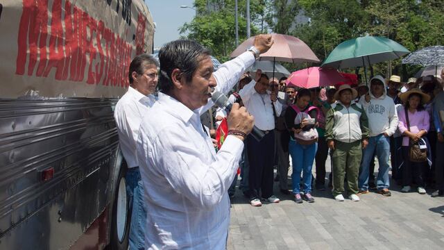 Rubén Núñez. Ratificación como secretario de Sección 22.