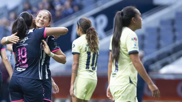 Las Rayadas golearon a las Águilas en el BBVA