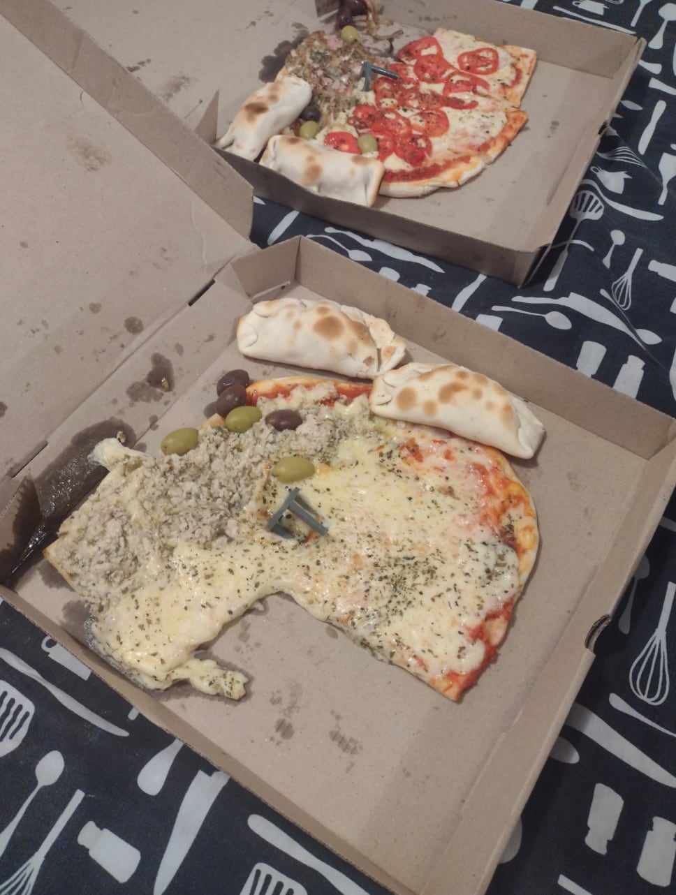 Pizza incompleta