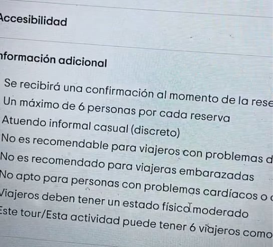 Anuncio de tour por La Merced