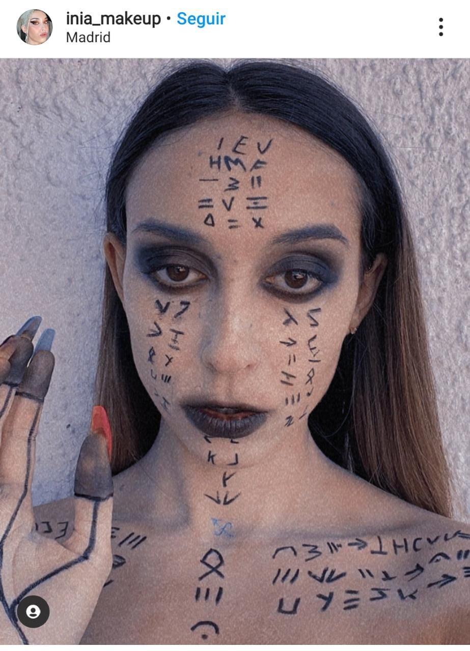 Momia, Maquillaje