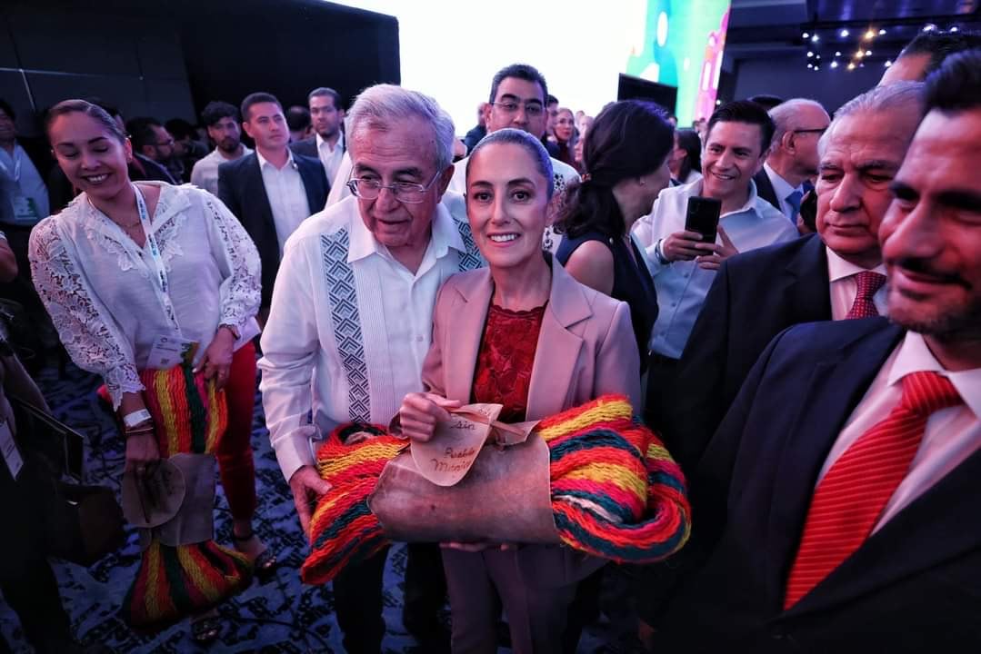 Rubén Rocha Moya y Claudia Sheinbaum