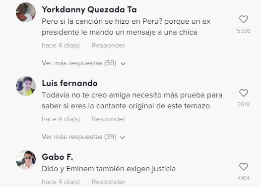 Reacción a la tiktoker que dice ser la autora verdadera de 'Mi Bebito Fiu Fiu'