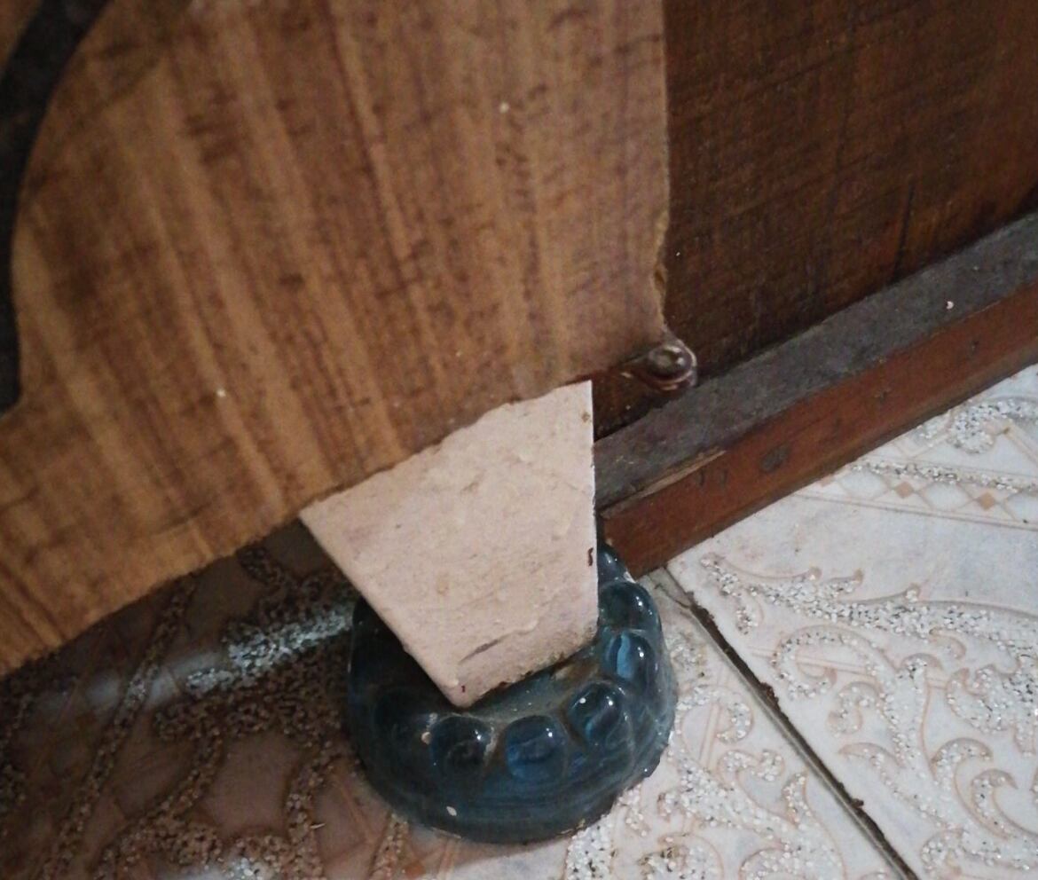 Piezas de vidrio, 'salva muebles'