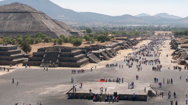 Zona arqueológica en Teotihuacán