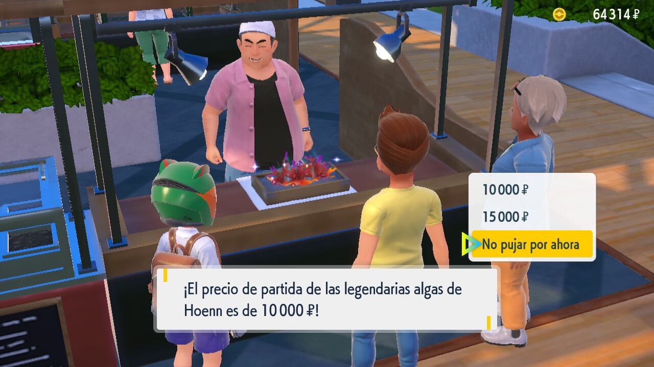 Exámenes en Pokémon Púrpura