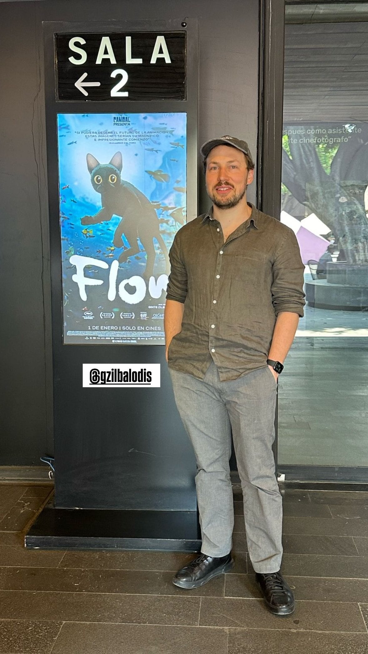 El director de Flow, Gints Zilbalodis, ya está en México