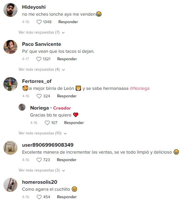 Reacciones a  ‘Lady Birria’, la taquera más sexy de México